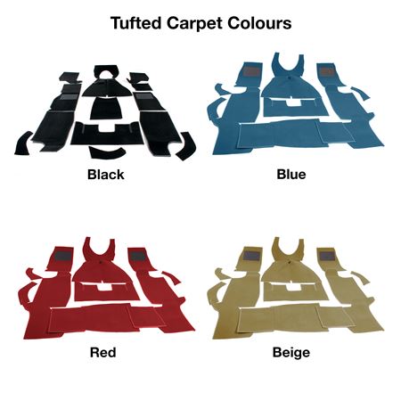 Triumph TR2-3A Carpet Sets